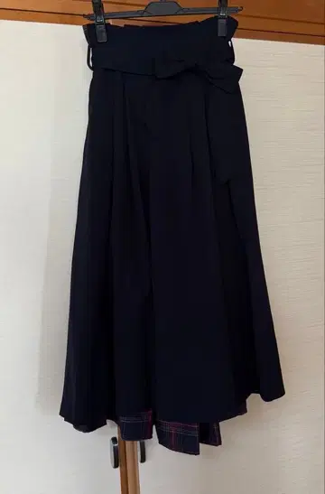 스콧 클럽 FENNEL 페넬 플레어 롱 스커트 체크