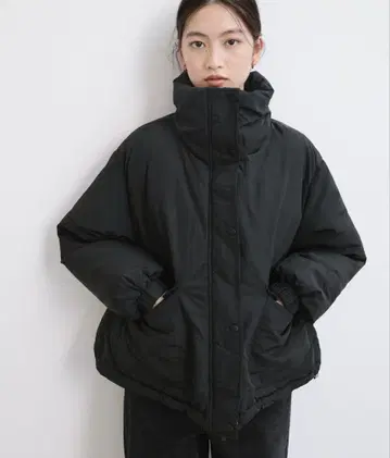 andme 더블 포켓 충전솜 다운 자켓 블랙