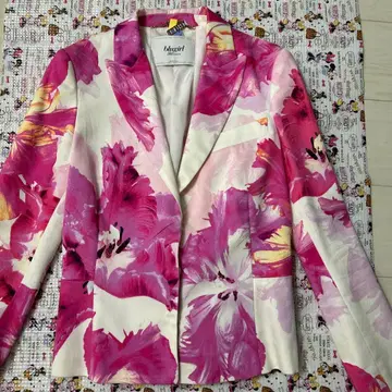 blugirl 플라워 프린트 테일러드 자켓