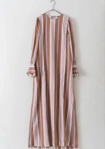 오늘 한정 미개봉 새상품 누키테파 스트라이프 원피스 원피스 코튼 S