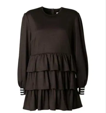 새상품급 보더스 앳 발코니 WEEKEND TIERED TOP 36 브라운