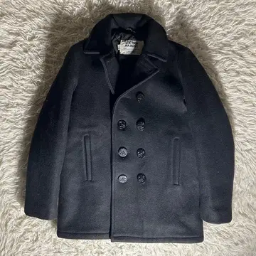 새상품급 샷 USA 피코트 퀼팅 블랙 사이즈 18 더블