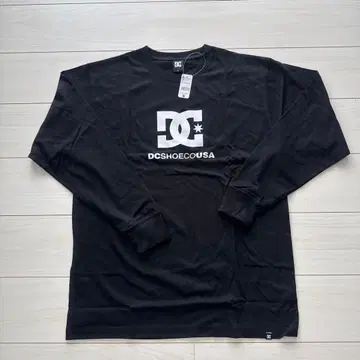 DC 로고 긴팔 T셔츠 블랙 L