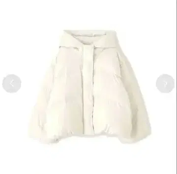 내추럴 뷰티 베이직 화이트 다운 자켓 새상품