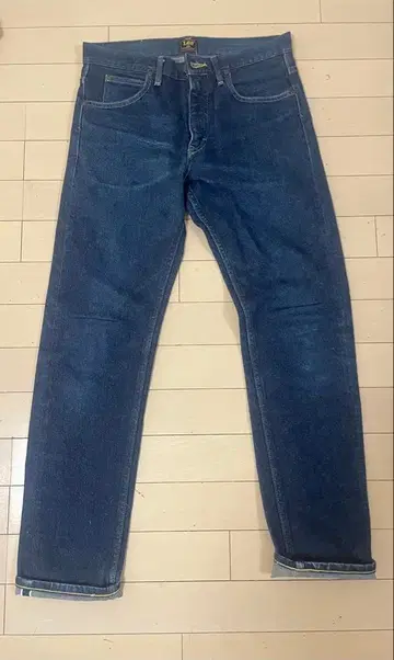 리 101 다크 네이비 셀비지 데님 일본제