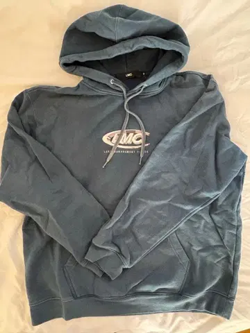 LMC 후드 부착 후드티 블루