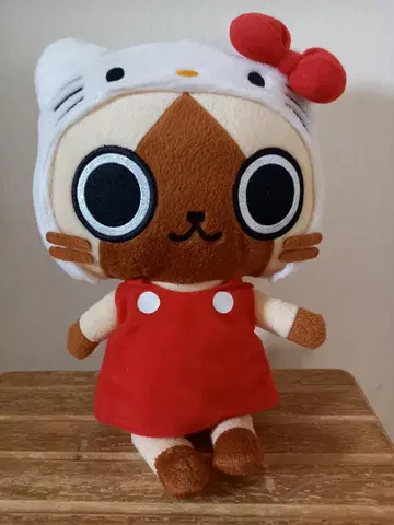 몬헌 일기 포카포카 아일루 마을 DX 헬로키티 봉제 인형