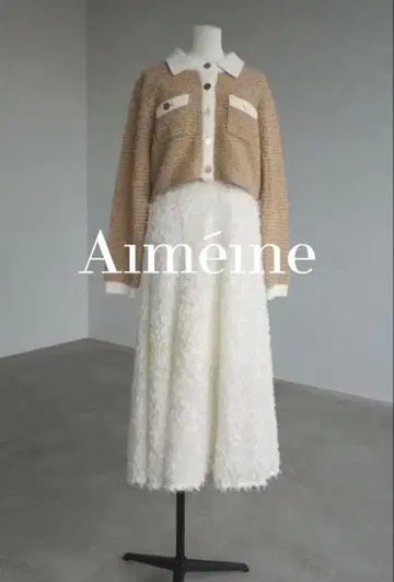 Aimeine 에메인 디자인 니트 도킹 원피스