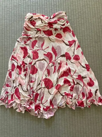 Blumarine 새상품 플라워 프린트 플레어 스커트