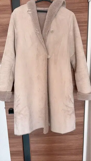 URBAN RESEARCH ROSSO 무스탕 코트 베이지