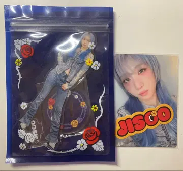 HANA JISOO 지수 팬미팅 아크릴 스탠드 트레이딩 카드