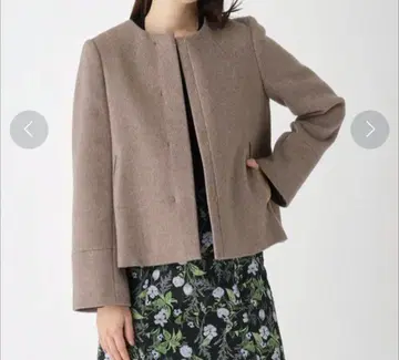 index 브라운 노카라 숏코트