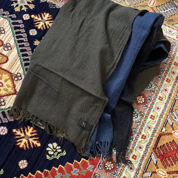 Y's 올리브 그린 네이비 블루 차콜 그레이 스톨