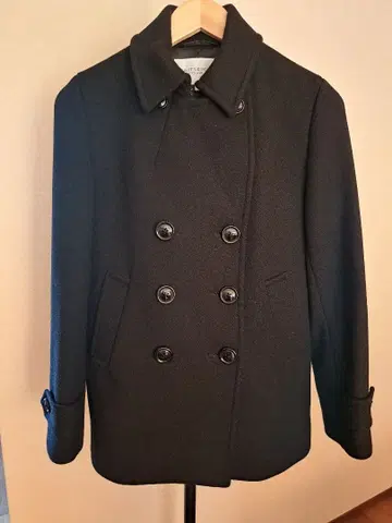 유나이티드 애로우즈 뷰티앤유스 피코트 블랙 L