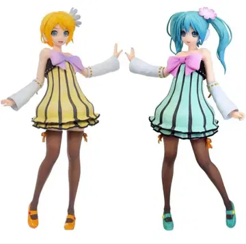 하츠네 미쿠 컬러풀 드롭 카가미네 린 치어풀 캔디 피규어 보컬로이드