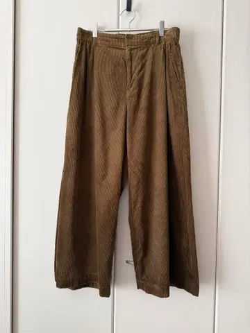 코듀로이 와이드 팬츠