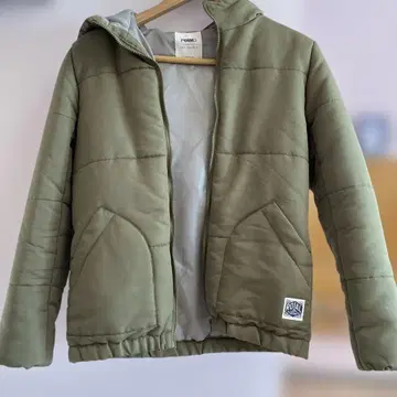 roial 후드 부착 올리브 그린 다운 자켓 M
