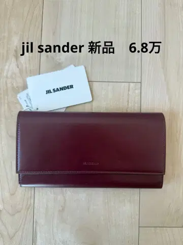 [ 미사용 새상품 ] jil sander 가죽 장지갑