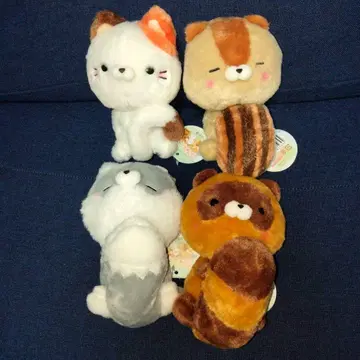 하귓토 테일 봉제 인형 4종 세트