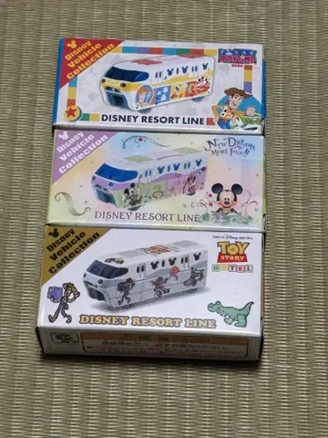 토미카 디즈니 리조트 라인 3대 세트