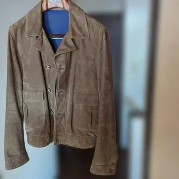 [ 새상품급 ]  스웨이드 블루종 올리브 그린