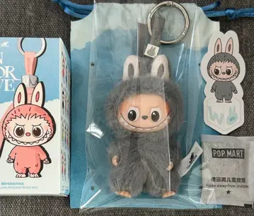 정품 W LABUBU PINFORLOVE POPMART