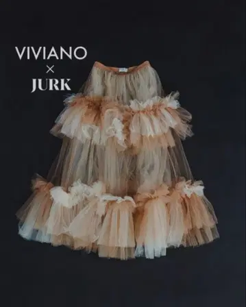VIVIANO x JURK 샤샤 스커트 베이지