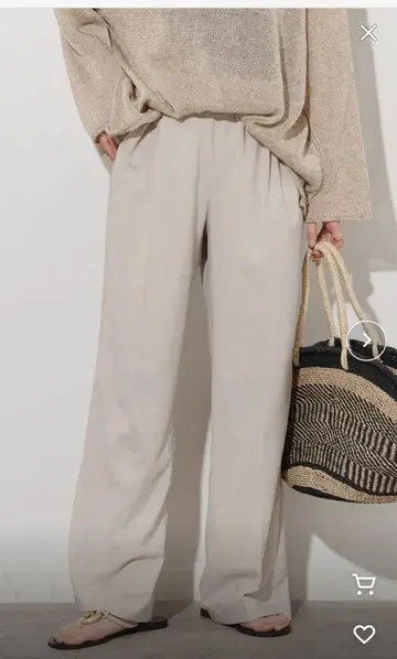 JOURNAL STANDARD relume 트로 개더 턱 팬츠 36