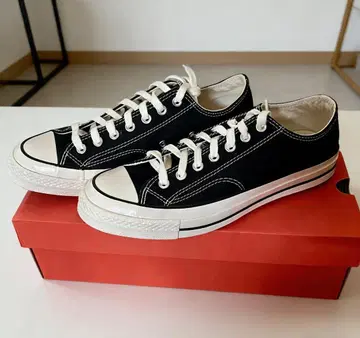 새상품 한정판 CT70 블랙 로우컷 28cm