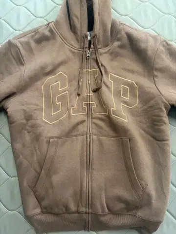 GAP 브라운 풀 집업 후드티