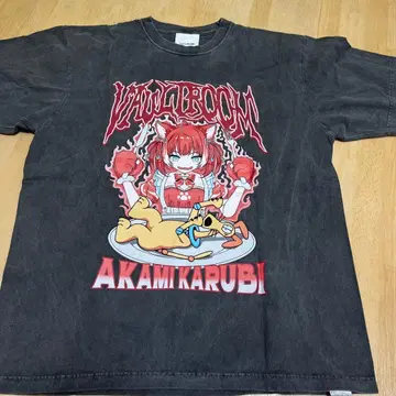 VAULTROOM 볼트룸 빨간색 미카루비 T셔츠