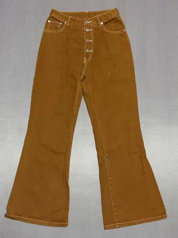 브라운 부츠컷 데님