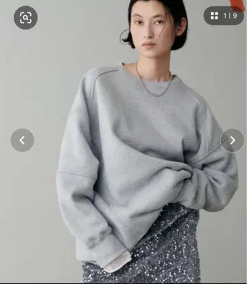 [ LARUTA ] 절개 디자인 BIG 맨투맨