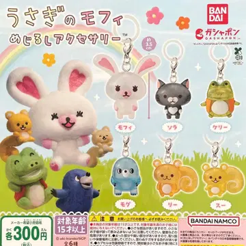 토끼 모피 메지루시 액세서리 전 6종 컴플리트