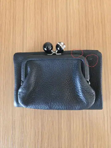 ear PAPILLONNER 이아파피요네 이단 접이식 지갑 가마구치