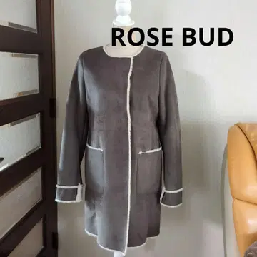 ROSE BUD 로즈버드 무스탕 코트 그레이 프리 사이즈
