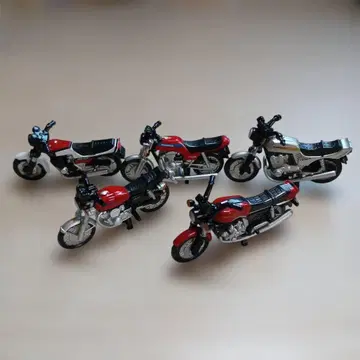 구형 바이크 미니어처 5대 세트