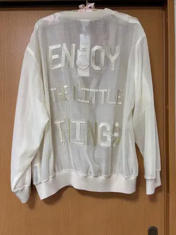 새상품 misayo 프로듀스 로고 시어 가디건 niko and -