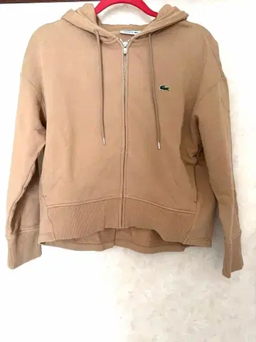 LACOSTE 집업 후드티 베이지 사이즈 36