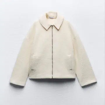 ZARA 부클레 봄버 자켓