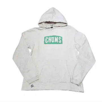 CHUMS 참스 박스 로고 후드티