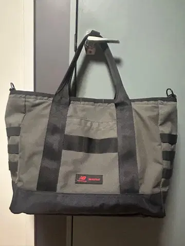 브리핑 New Balance 토트백 그레이/블랙