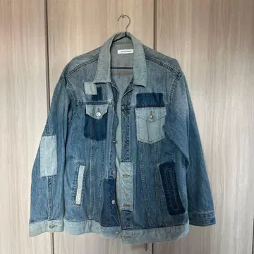 AZUL BY MOUSSY 패치워크 데님 자켓 M