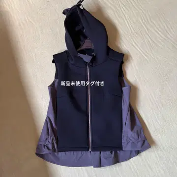 Deux Amour 본딩 후드티 베스트 후드 베스트