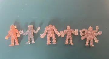 레트로 근육맨 근육맨 지우개 라메 5개 쇼와 레트로 당시 물건 피규어