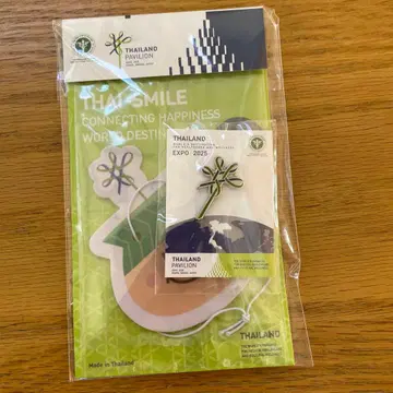 오사카 만박 태국 파빌리온 EXPO 2025 핀 배지와 향주머니 세트