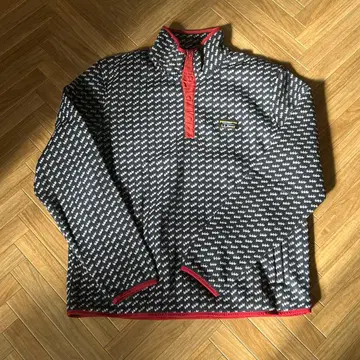 L.L.Bean 스웨터 플리스 풀오버 프린트 바즈 아이