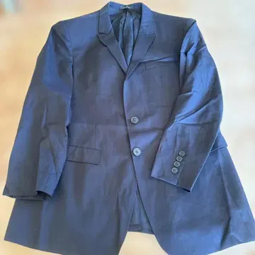 테일러드 자켓 다크 블루 브라운