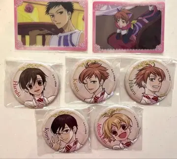 오란고교 호스트부 호스트부 welcome 캔뱃지 츠리비레 클리어 카드