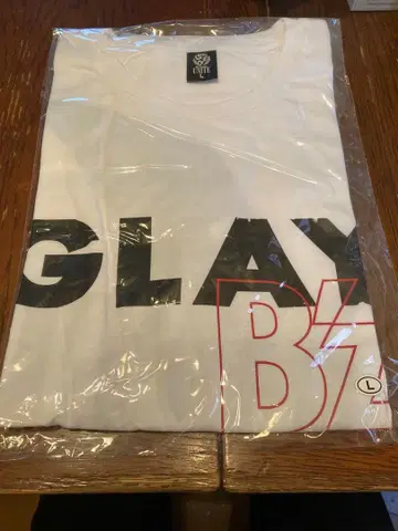 B'z GLAY 로고 프린트 T셔츠 L 사이즈 화이트